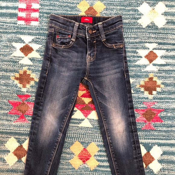 Unisex kids jeans, 4-5, S. Oliver - Picture 1 of 7